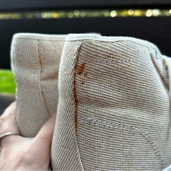 Zara natural ivory canvas lace up platform ankle sneakers - Picture 4 of 9